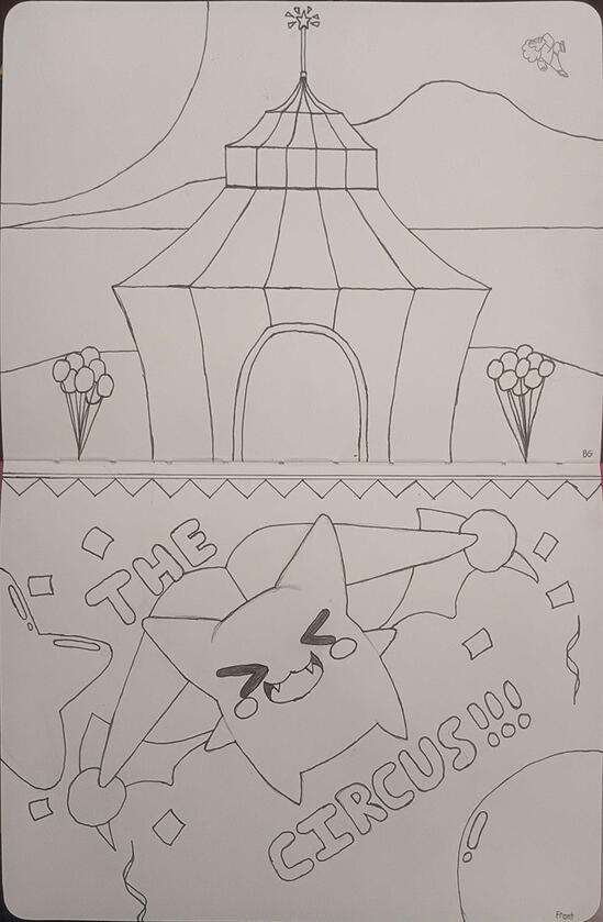 Excited for the Circus Sketch