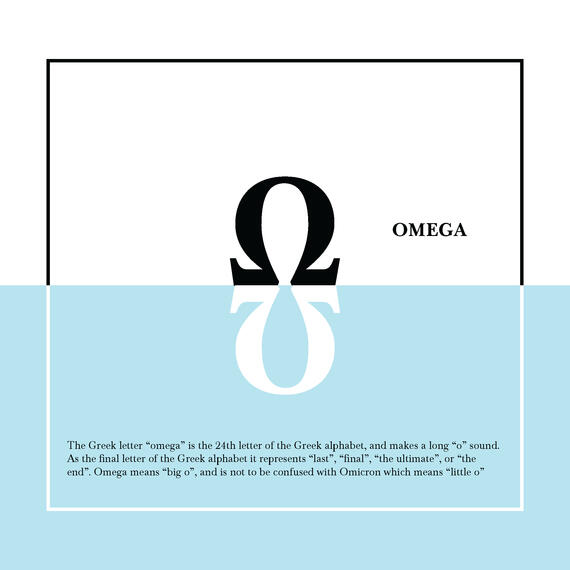 Omega- Typography
