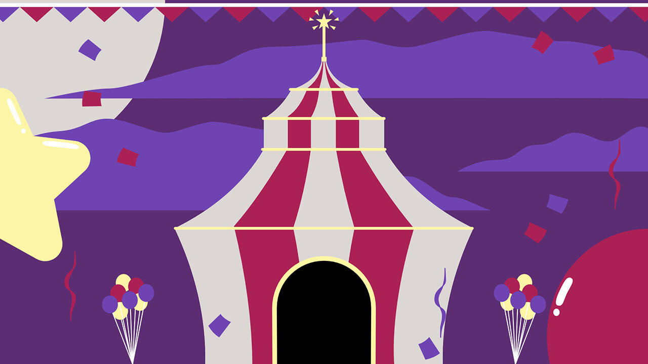 Excited for the Circus Background